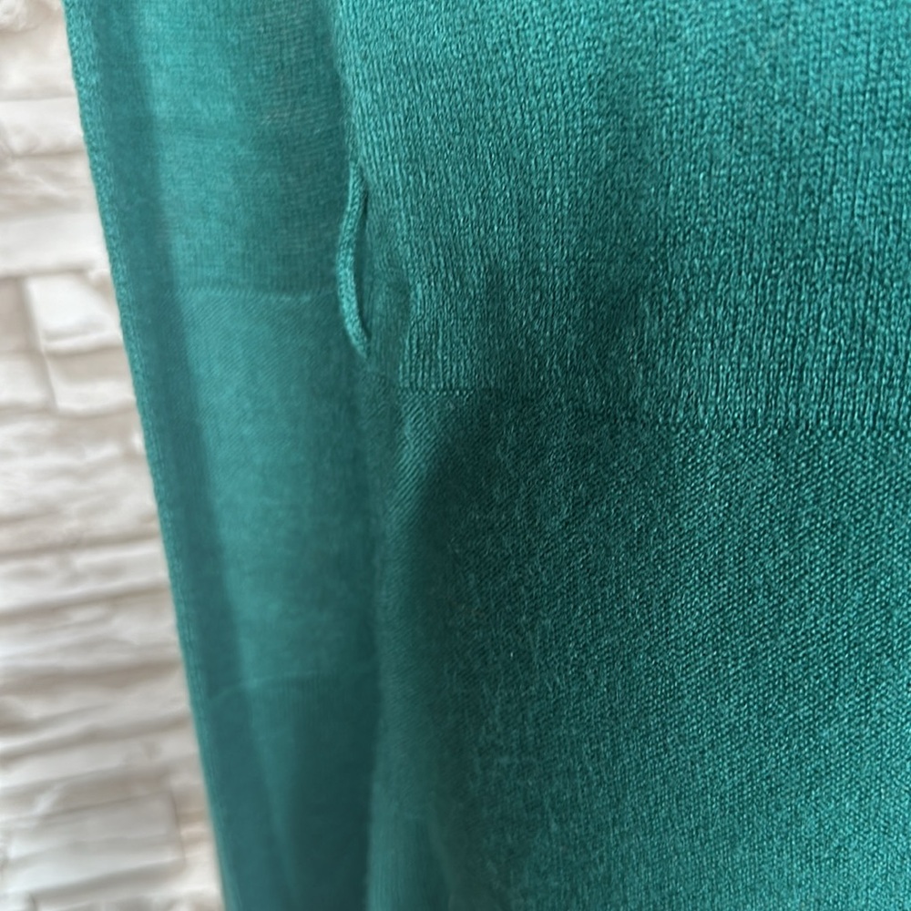 CAROL ROSE Large Green Hooded Cardigan - Picture 7 of 14